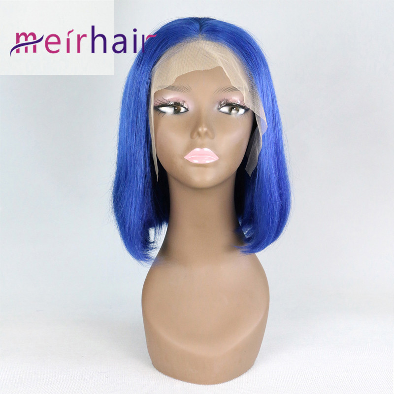 Virgin Brazilian Human Hair Straight Lace Front Wigs  